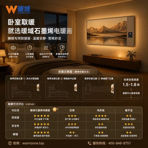 卧室取暖新选择：石墨烯电热画温暖舒适 | warmzone.top